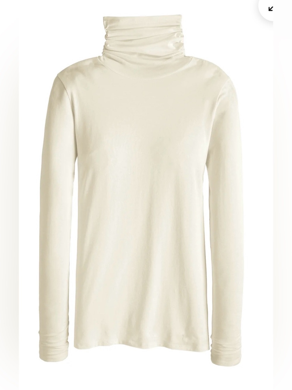 NWT Peruvian Connection Extreme T-Neck SZ L Ivory